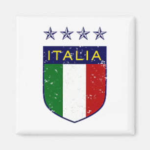Imán Fútbol Vintage Italia Doble Cara