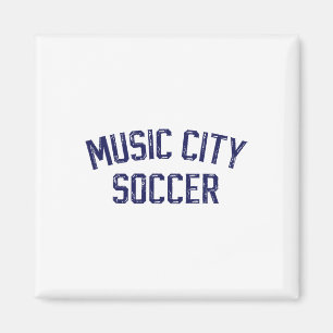 Imán Fútbol Vintage Nashville Ciudad de la Música Fútbo