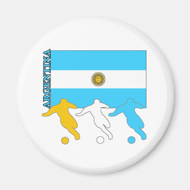 Imán Futbolistas De Argentina (Frente)