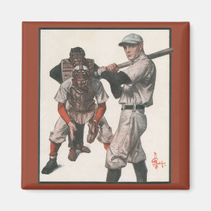 Imán Futbolistas Del Vintage Sports Baseball