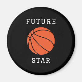 Imán Futura estrella de baloncesto Black Magnet