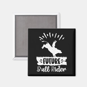 Imán Futuro Bull Riding Rodeo Regalos Ideas