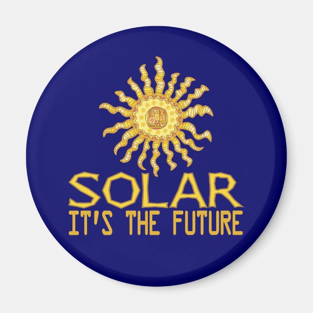 Imán Futuro de energía solar (Frente)