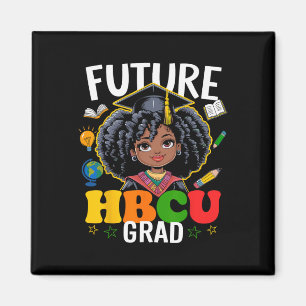 Imán Futuro Hbcu Grad Afro Niños Mes de Historia Negra
