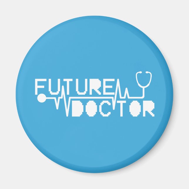 Imán Futuro médico medicina Estetoscopio (Frente)