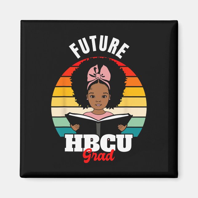 Imán Futuro Mes de Historia Negra de Hbcu Grad Africano (Frente)