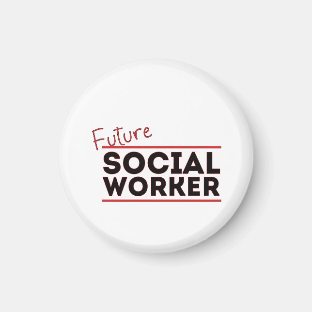 Imán Futuro trabajador social (Frente)