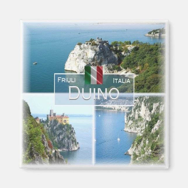 Imán FVG027 DUINO - Mosaico - Italia - Fridge (Frente)