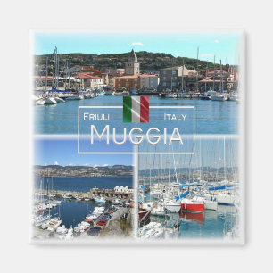 Imán FVG028 MUGGIA - Mosaic - Italia - Fridge