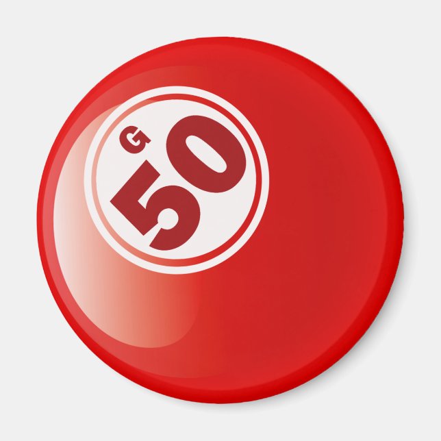 IMÁN G 50 BINGO BALL (Frente)
