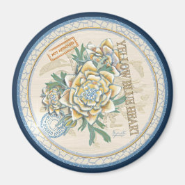 Imán G Creación Oficina de la flor amarilla