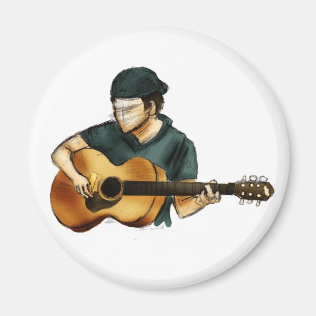 Imán G es para Guitar (Frente)