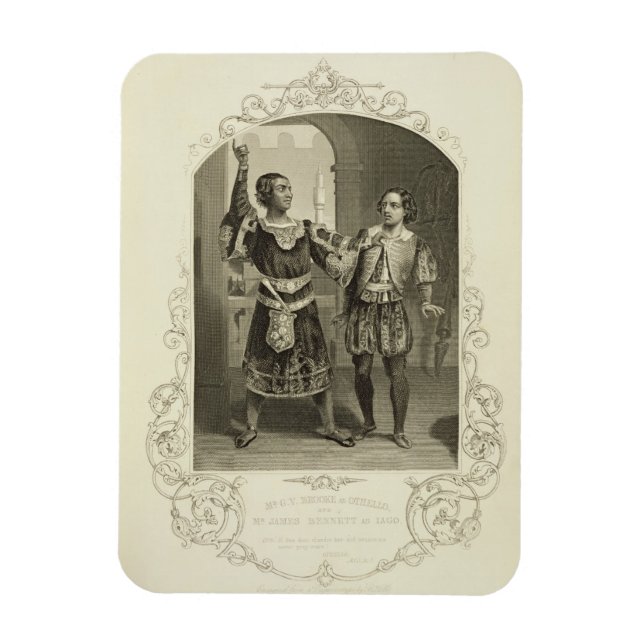 Imán G. V. Brooke como Othello y James Bennett como Ia (Vertical)