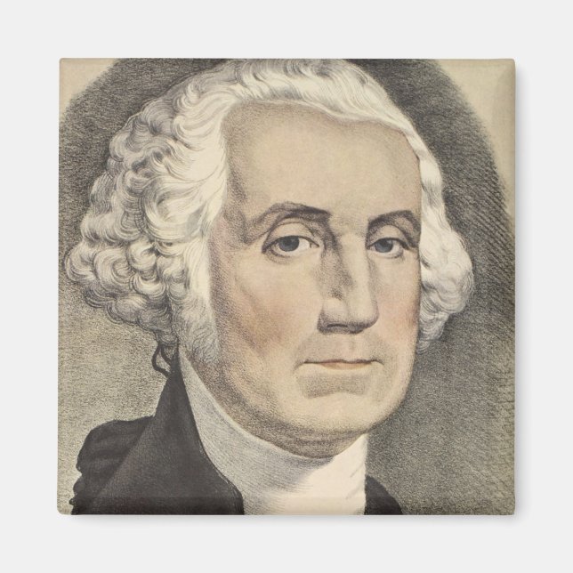 Imán G Washington, Currier e Ives (Frente)