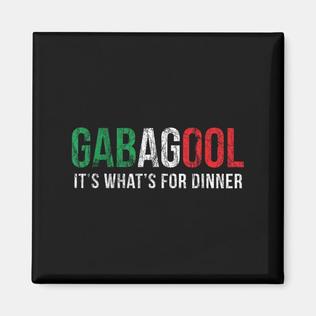 Imán Gabagool Cacola Meat Lover New Jersey Italian Gift (Frente)