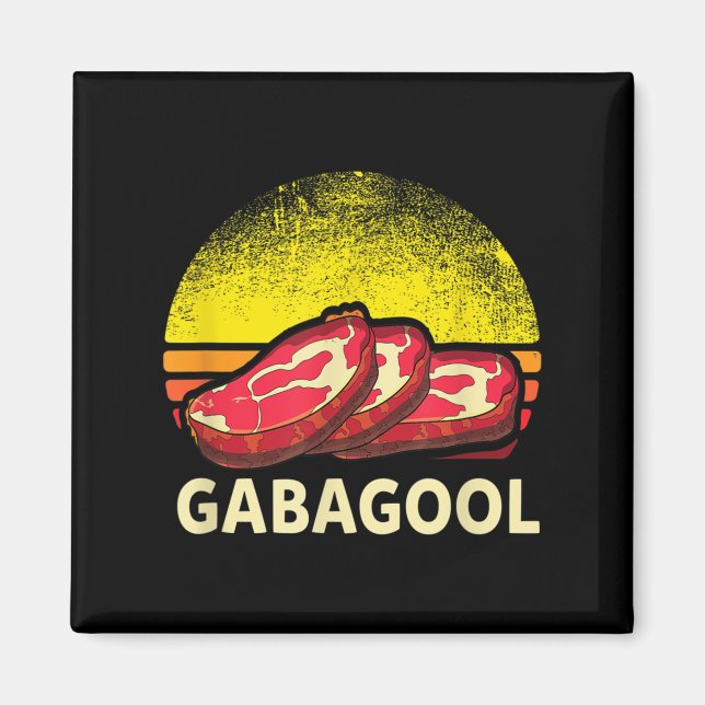 Imán Gabagool Cacola Meat Lover New Jersey Italian Gift (Frente)