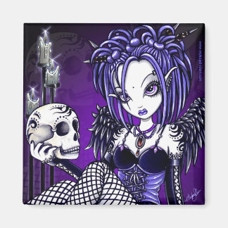Imán "Gabriella" Gótico Skull Angel Magnet