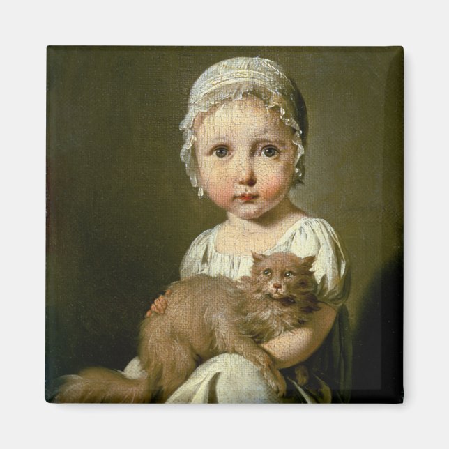 Imán Gabrielle Arnault (1811-72) 1813 (aceite sobre lie (Frente)