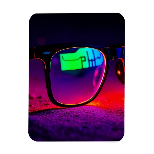 Imán Gafas Coloridas (Vertical)