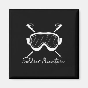 Imán Gafas de esquí en Soldier Mountain Idaho Vacacione
