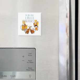 Imán Gafas de pilsner de gafas de cerveza de SlipperyJo