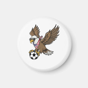 Imán Gafas de sol águila de fútbol americano frescas vi