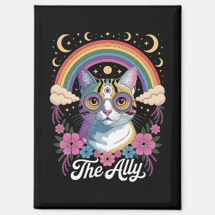 Imán Gafas de sol divertidas Ally Ca Pride Orgullo gay 