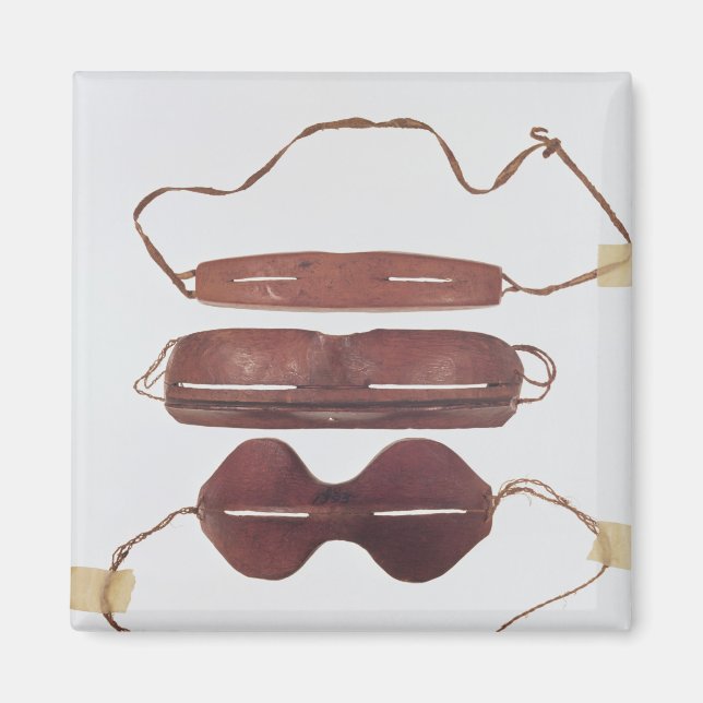 Imán 'Gafas de sol/nieve inuit' (Frente)