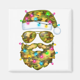 Imán Gafas de sol Papá Noel Camuflaje Navideñas Diverti