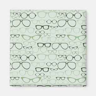 Imán Gafas Hipster Mint