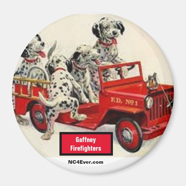 Imán Gaffney Firefighters Magnet (Frente)
