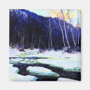Imán Gagnon - River Thaw, arte fino