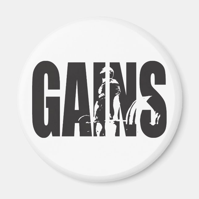 Imán GAINS - "Construcción de cuerpos" Motivación (Frente)
