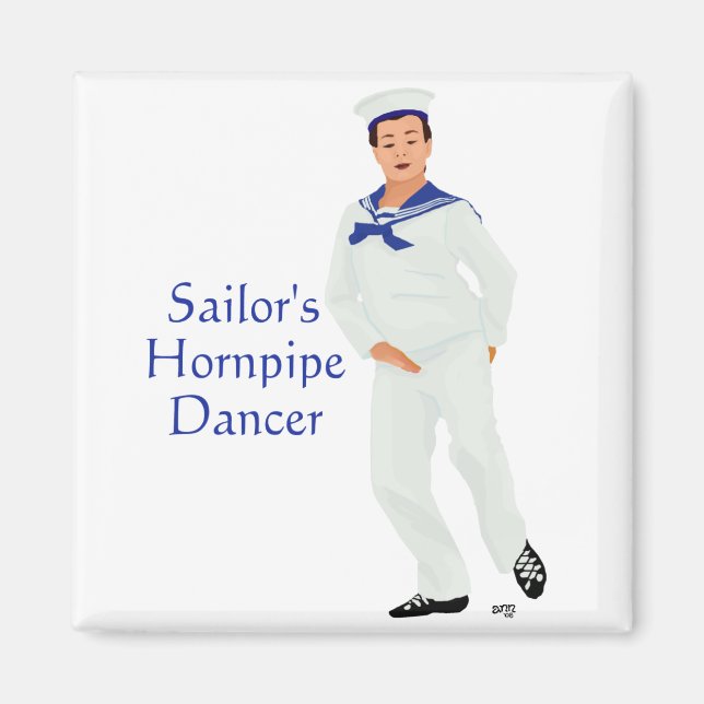 Imán Gaita de Marinero Bailarín de Highland (Frente)