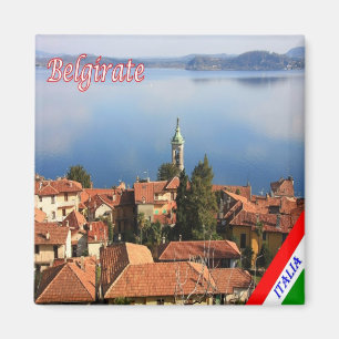 Imán GAL013 BELGRATE, Lago Maggiore, Italia, Fridge