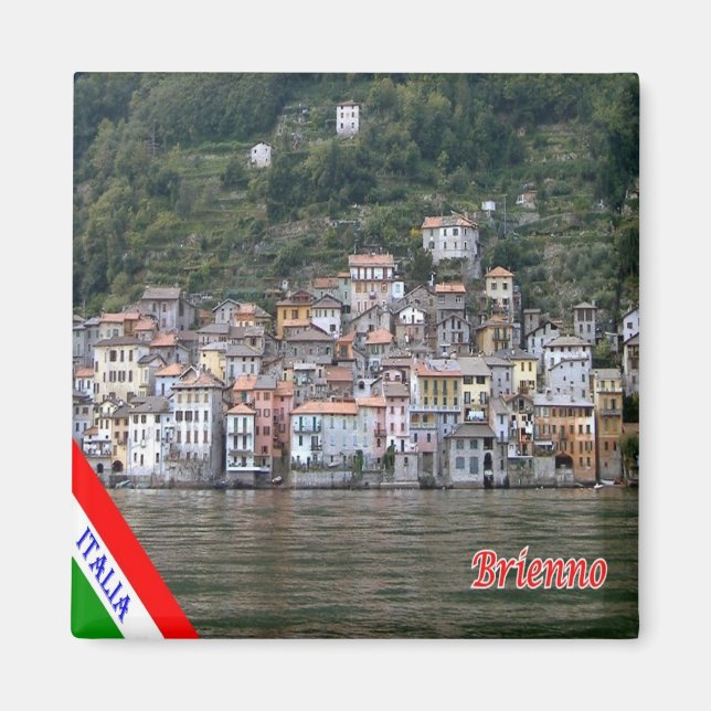 Imán GAL021 BRIENNO, Lago Como, Italia, Fridge (Frente)