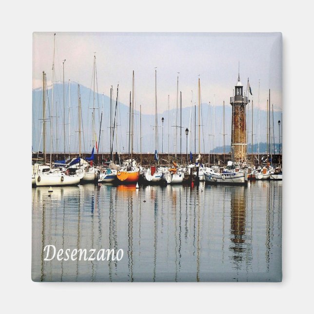 Imán GAL036 DESENZANO, Lago Garda, Italia, Fridge (Frente)