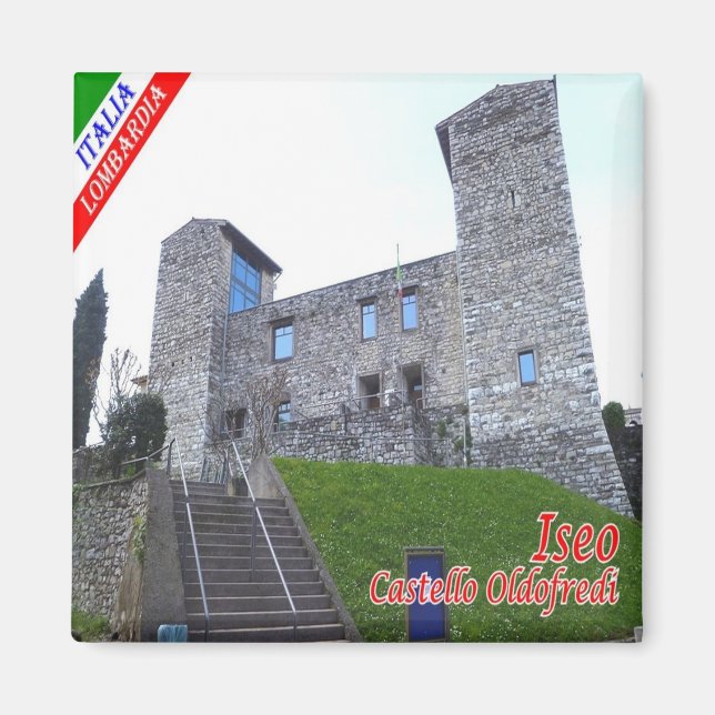 Imán GAL047 ISEO, Castillo Oldofredi, Fridge (Frente)