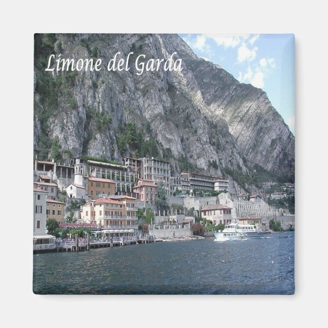 Imán GAL080 LIMONE del GARDA, Italia, Fridge (Frente)