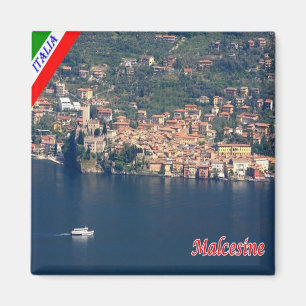 Imán GAL084 MALCESINE, Lago de Garda, Italia, Fridge