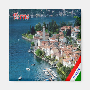 Imán GAL122 TORNO, Lago Como, Italia, Fridge