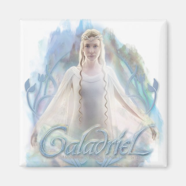 Imán Galadriel con nombre (Frente)