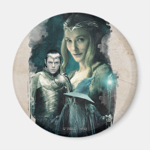 Imán Galadriel, ELROND™, y gráfico de Gandalf