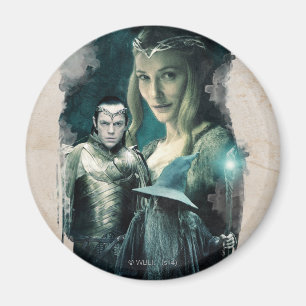 Imán Galadriel, ELROND™, y gráfico de Gandalf