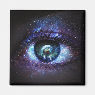 Imán Galaxia espacial Earth Eye Magnet