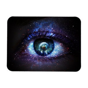 Imán Galaxia espacial Earth Eye Magnet