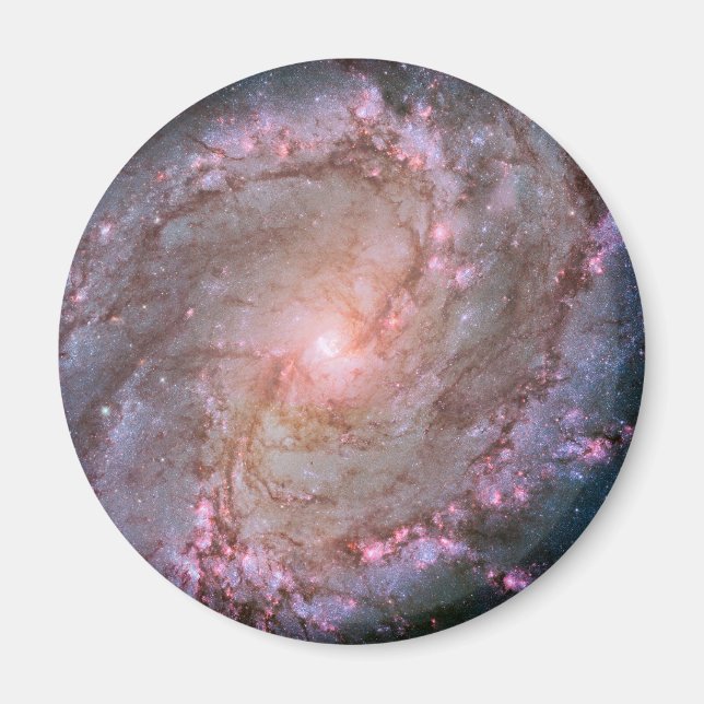 Imán Galaxia Espiral Barrada Messier 83. (Frente)