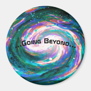 Imán Galaxia espiral en el espacio