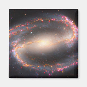 Imán Galaxia Espiral Ngc 1300.