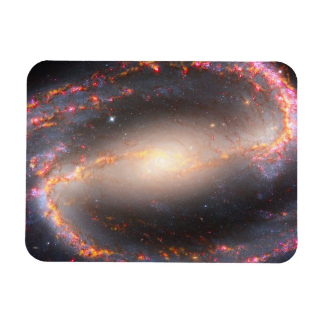 Imán Galaxia Espiral Ngc 1300. (Horizontal)
